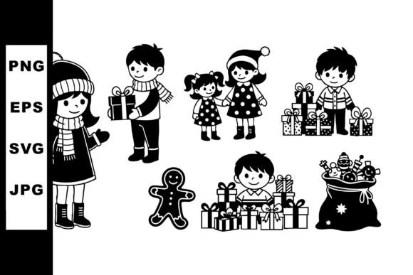 Christmas Presents & Gin Illustrations Review