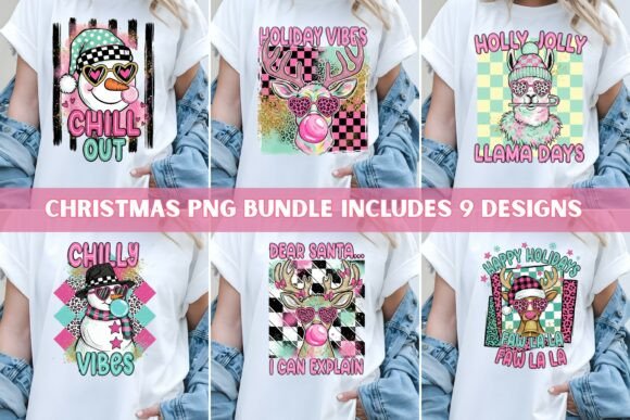 Retro Christmas PNGs: Nostalgic Illustrations