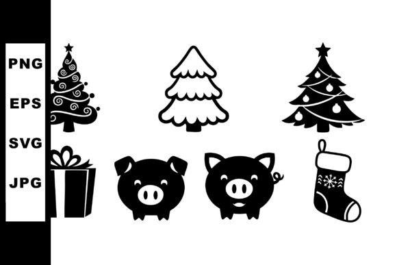 Review: Christmas Holiday Icons with Decorated T Illustrations