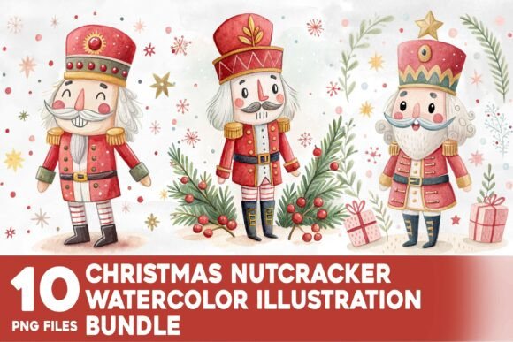Review: Christmas Nutcracker Watercolor Bundle Illustrations