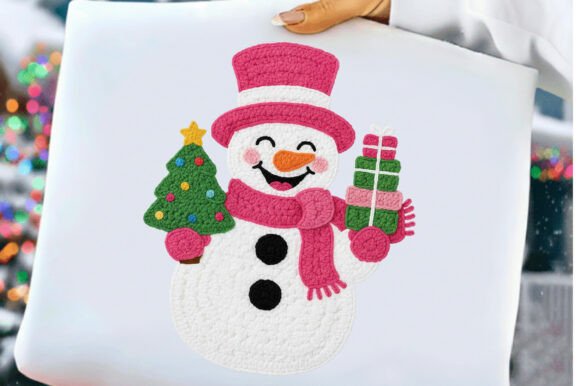 Review: Christmas Snowman Png, Faux Yarn Illustrations
