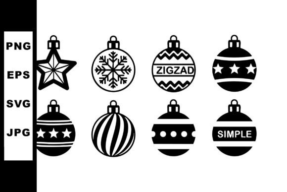 Review: Christmas Tree Ornament Vector Set with Illustrations