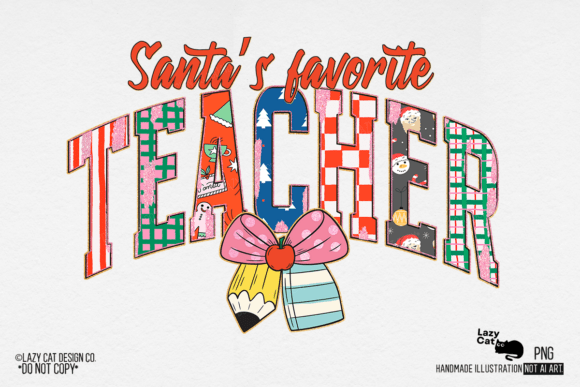 Review: Santa’s Favorite Teacher PNG & Illustrations