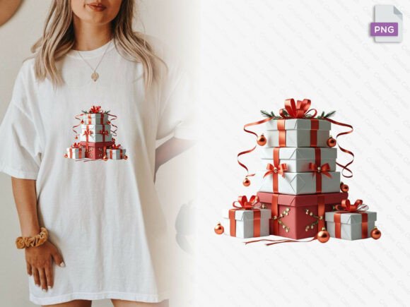 Reviewing Christmas Gift Stack Png Illustrations