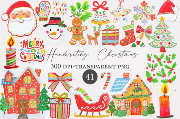 Reviewing Handwriting Christmas Clipart for Embroidery