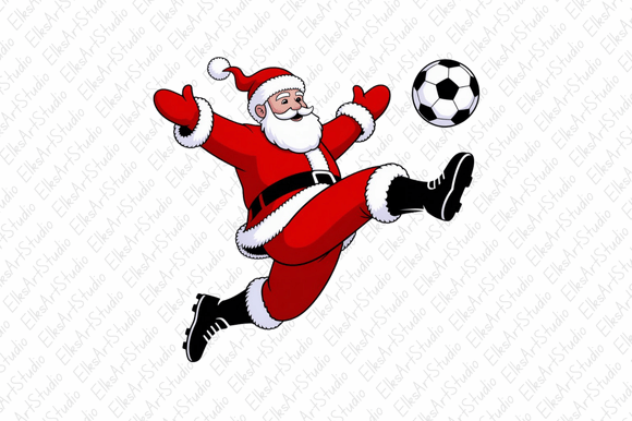 Santa Sport PNG: Dynamic Illustrations for Festive Web Design