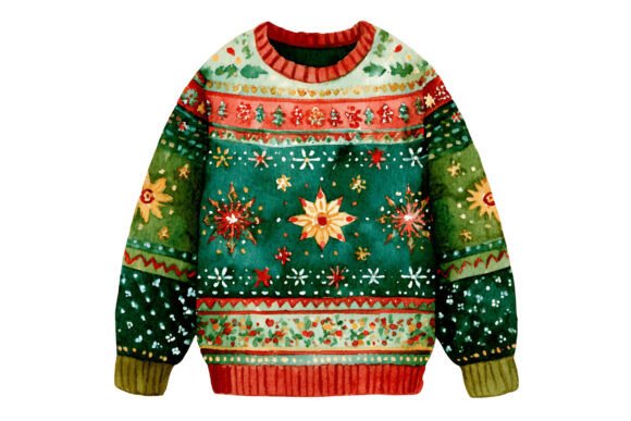 Ugly Christmas Star Sweater PNG: A Seller’s Review